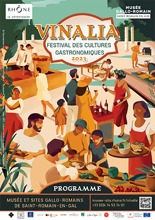 Affiche du festival Vinalia 2023 Affiche du festival Vinalia 2023