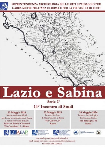 Affiche colloque Il santuario di Vacuna a Montenero Sabino (Rieti) : nuovi dati dalle campagne archeologiche 2022-2023 - © SOPRINTENDENZA ARCHEOLOGIA BELLE ARTI E PAESAGGIO PER L’AREA METROPOLITANA DI ROMA E PER LA PROVINCIA DI RIETI Affiche colloque Il santuario di Vacuna a Montenero Sabino (Rieti) : nuovi dati dalle campagne archeologiche 2022-2023 - © SOPRINTENDENZA ARCHEOLOGIA BELLE ARTI E PAESAGGIO PER L’AREA METROPOLITANA DI ROMA E PER LA PROVINCIA DI RIETI