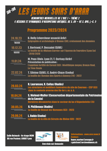 Image du programme Les Jeudis soirs d'ArAr - 2023-2024 Image du programme Les Jeudis soirs d'ArAr - 2023-2024