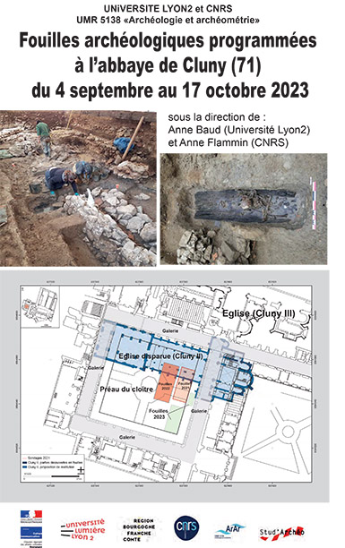 Fouilles de Cluny 2023 Fouilles de Cluny 2023