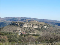 Site de "vescovado" d’Akerentia en Calabre, Italie
