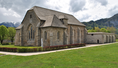 Vue actuelle de la chartreuse Notre-Dame de Mélan (© M. Duriez)