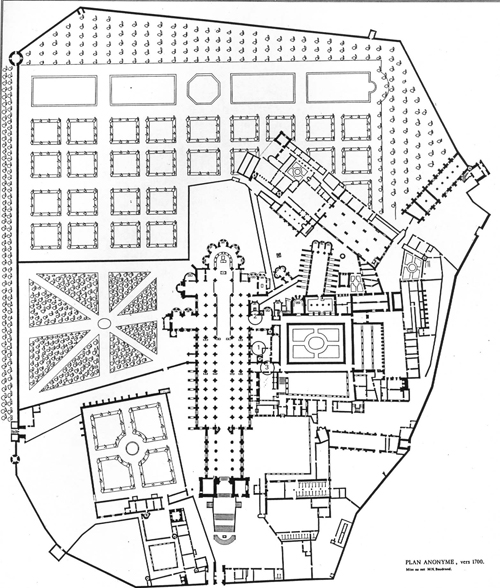 Plan anonyme © ArAr. Equipe de fouille