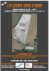 Affiche séminaire - Le programme FINES - Cartographie géoradar de l’agglomération antique de Beauclair (Voingt/Giat, Puy-de-Dôme) : du nouveau à l’ouest de la cité des Arvernes