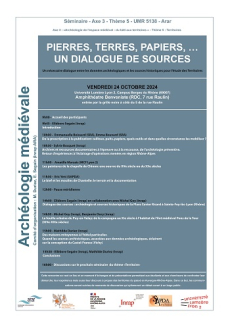 Affiche Journée d'étude - axe 3 - octobre 2025