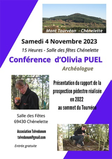 Affiche conférence Tolvedunum octobre 2023